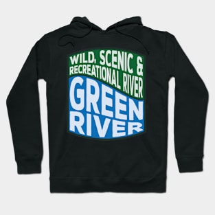 Green River Wild, Scenic and Recreational River Wave Hoodie